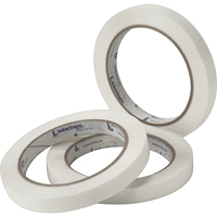 White General Purpose Strapping Tape, 2.7 mils Thick, 12 mm (47/100") x 54.864 m (180')  Cam Industrial