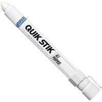 Quik Stik&reg; Twist-Up Paint Markers, Solid Stick, White Cam Industrial