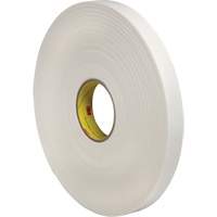 Double-Coated Foam Tape, 66 m (216') L x 18 mm (3/4") W, 60 lbs., Polyethylene Cam Industrial