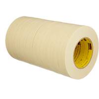 Scotch&reg; High Performance Masking Tape 231, 12 mm (1/2") x 55 m (180'), Beige Cam Industrial