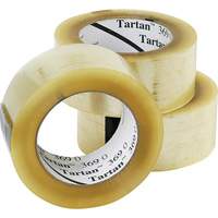 Tartan 369 Box Sealing Tape, Acrylic Adhesive, 1.6 mils, 48 mm (1-22/25") x 132 m (432') Cam Industrial