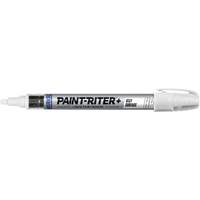 Paint-Riter&reg; + Oily Surface Marker, Liquid, White Cam Industrial