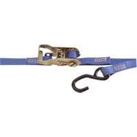 Heavy-Duty Utility Straps, S-Hook, 1" W x 15' L, 500 lbs. (230 kg) Working Load Limit Cam Industrial
