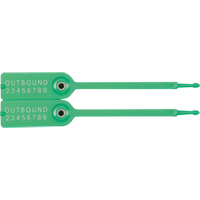 Gemini&reg; Tote Seals, 7-1/4", Plastic, Pull-Through Cam Industrial