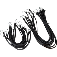 Rubber Tie Down Set, 21" Cam Industrial