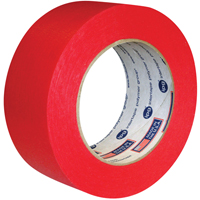 Utility Grade Coloured Masking Tape, 24 mm (1") x 55 m (180'), Red Cam Industrial