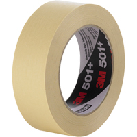 501+ High Temperature Masking Tape, 18 mm (3/4") x 55 m (180'), Tan Cam Industrial