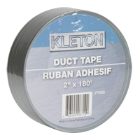 Utility Grade Duct Tape, 9 mils, Silver, 50 mm (2") x 55 m (180') Cam Industrial