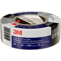 DT17 Super-Duty Duct Tape, 17 mils, Black, 48 mm (2") x 32 m (105') Cam Industrial