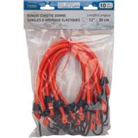 Bungee Cord Tie Downs, 12" Cam Industrial