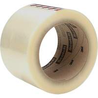 Scotch&reg; Box Sealing Tape 371, Rubber Adhesive, 1.2 mils, 72 mm (2-4/5") x 100 m (328') Cam Industrial