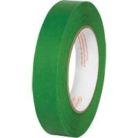 Premium Safe Tack Masking Tape, 24 mm (61/64") x 55 m (180.4'), Green Cam Industrial
