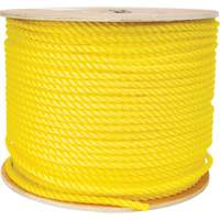 3/8" Braided Yellow Rope, Polypropylene, 630' Cam Industrial
