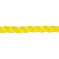 3/8" Braided Yellow Rope, Polypropylene, 630' Cam Industrial