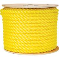 5/8" Braided Yellow Rope, Polypropylene, 200' Cam Industrial