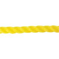 5/8" Braided Yellow Rope, Polypropylene, 200' Cam Industrial