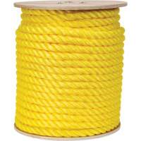 Braided Yellow Rope, Polypropylene, 300' Cam Industrial
