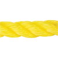 Braided Yellow Rope, Polypropylene, 300' Cam Industrial