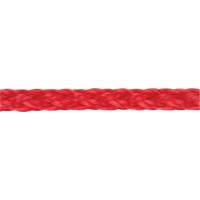 Braided Red Rope, Polypropylene, 500' Cam Industrial