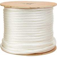 Braided White Rope, Nylon, 250' Cam Industrial