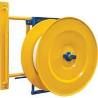 Strapping Dispenser, Polyester/Steel/Polypropylene Straps, 16"/8" Core Dia., 3"/8"/6" Roll Width Cam Industrial