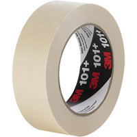 Value Masking Tape 101+, 12 mm (59/125") x 55 m (180.44'), Tan Cam Industrial