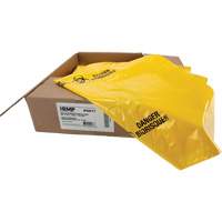 Waste Bags, Bio-Hazard, 38" L x 30" W, 2 mils Cam Industrial