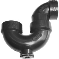 Solvent-Cement Joint P-Trap with Cleanout Cam Industrial
