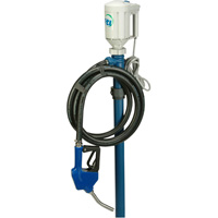 Trousse de pompe pour baril PFM-40 avec moteur M3V avec accessoires pour fluide d&eacute;chappement diesel (DEF), Polypropyl&egrave;ne/PVDF/Acier inoxydable Cam Industrial