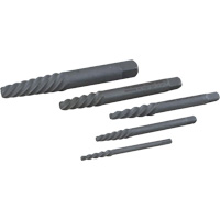 Left Hand Spiral Tapered Flute Extractor Set, 5 Pieces Cam Industrial