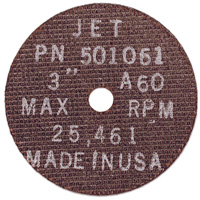 Meule &agrave; tronçonner POWERPLUS, 3" x 1/32", Arbre de 3/8", Type 1, 25 100 Tr/min Cam Industrial