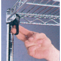 Shelving Unit, 4 Tiers, 36" W x 63" H x 18" D Cam Industrial