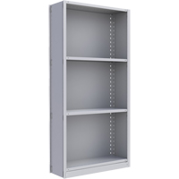 Interlok Shelving Unit, Steel, Boltless, 800 lbs. Capacity, 36" W x 76" H x 24" D Cam Industrial