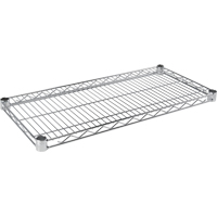 Tablette en treillis pour &eacute;tag&egrave;re robuste en treillis chromat&eacute;, 30" la x 14" p, Capacit&eacute; de 800 lb Cam Industrial