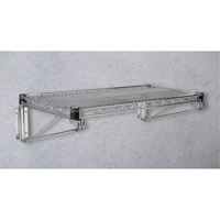 Tablette en treillis pour &eacute;tag&egrave;re robuste en treillis chromat&eacute;, 30" la x 14" p, Capacit&eacute; de 800 lb Cam Industrial
