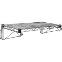 Ensemble d'&eacute;tag&egrave;re murale en treillis, Simple Support, 200 lb Capacit&eacute;, 14" p Cam Industrial