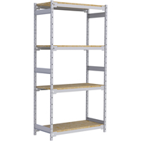 &eacute;tag&egrave;re-classeur de grande largeur, Acier, 4 Tablettes, 42" la x 18" p x 84" h Cam Industrial