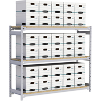 &eacute;tag&egrave;re-classeur de grande largeur, Acier, 3 Tablettes, 72" la x 18" p x 60" h Cam Industrial