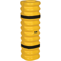 Column Protector, 4" x 6" Inside Opening, 13" L x 13" W x 42" H, Yellow Cam Industrial