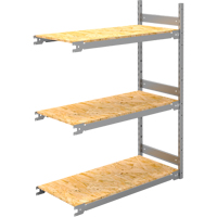 &eacute;tag&egrave;re-classeur de grande largeur, Acier, 3 Tablettes, 42" la x 18" p x 60" h, Ensemble Ajout Cam Industrial