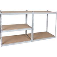 Heavy-Duty Shelving, Steel, Boltless, 1200 lbs. Capacity, 36" W x 72" H x 18" D Cam Industrial