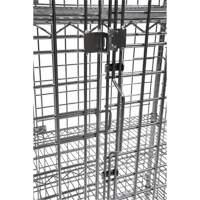 Security Cart, Chrome Plated, 48" x 69" x 24", 500 lbs. Capacity Cam Industrial