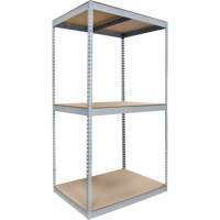 Heavy-Duty Shelving, Steel, Boltless, 1200 lbs. Capacity, 48" W x 84" H x 36" D Cam Industrial
