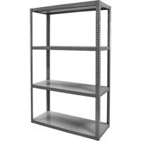 Heavy-Duty Shelving, Steel, Bolted, 3000 lbs. Capacity, 36" W x 72" H x 18" D Cam Industrial