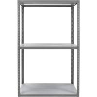 Heavy-Duty Shelving, Steel, Bolted, 3000 lbs. Capacity, 36" W x 72" H x 18" D Cam Industrial
