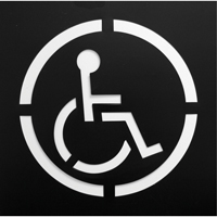 Safety Sign Stencils, English, 15.5" x 15.5" Cam Industrial