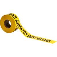 Ruban pour barricade, Anglais, 3" la x 200' lo, 3 mils, Noir sur jaune Cam Industrial