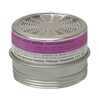 Cartouches pour respirateurs Comfo, Cartouche gaz/vapeur, Gaz acide/P100 Cam Industrial