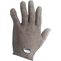Mesh Glove, Size 6/X-Small, Stainless Steel Shell, ANSI/ISEA 105 Level 5 Cam Industrial