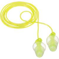 E-A-R Tri-Flange Reusable Earplugs, Corded, Bulk - Polybag, 26 dB NRR, One-Size Cam Industrial